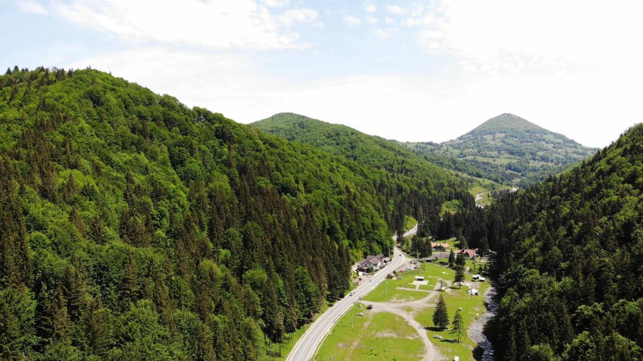 Pensiunea Bradului Colibita Bagian luar foto